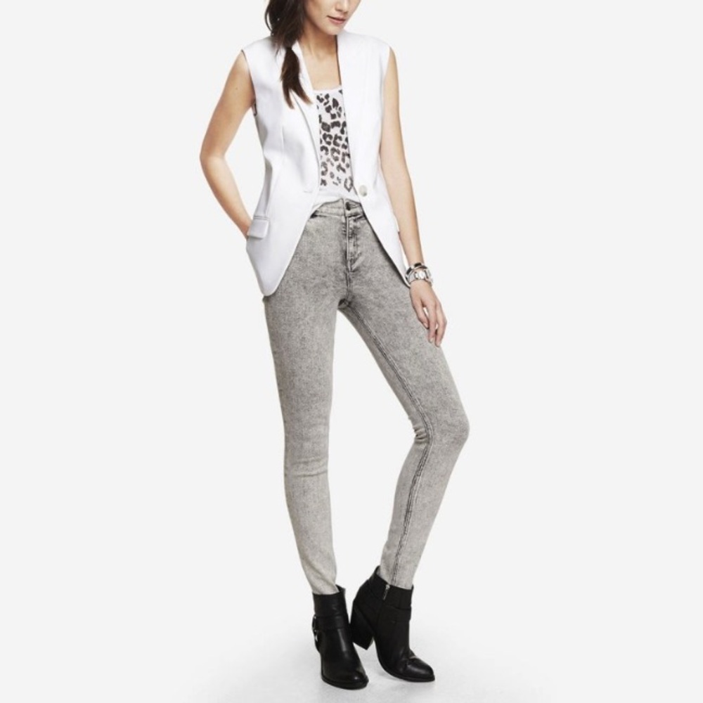 Express Acid-Wash Leggings